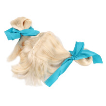 Hundehalsband aus Nylon für Katzen & kleine Hunde, Blonde Zopf Festival Party Requisiten
