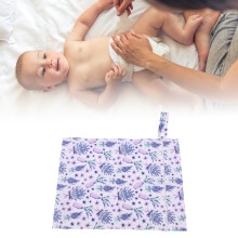 Wasserdichte Baby-Wet-Dry-Tasche 30x40cm Doppelter Fingereinsatz Abnehmbarer Griff für Reisen