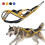 (2XL, Yellow) Dog Sledding Weight Pulling Harness Reflective for Pets Training 1