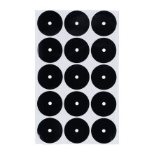 Billardkugel-Marker 15er-Pack 35 mm – Papierpunkte für Pool- und Snookertraining