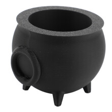 Cauldron Tea Light Holder Aromatherapy Diffuser Candle Jar for Holiday Themed Decoration Desktop Ornament
