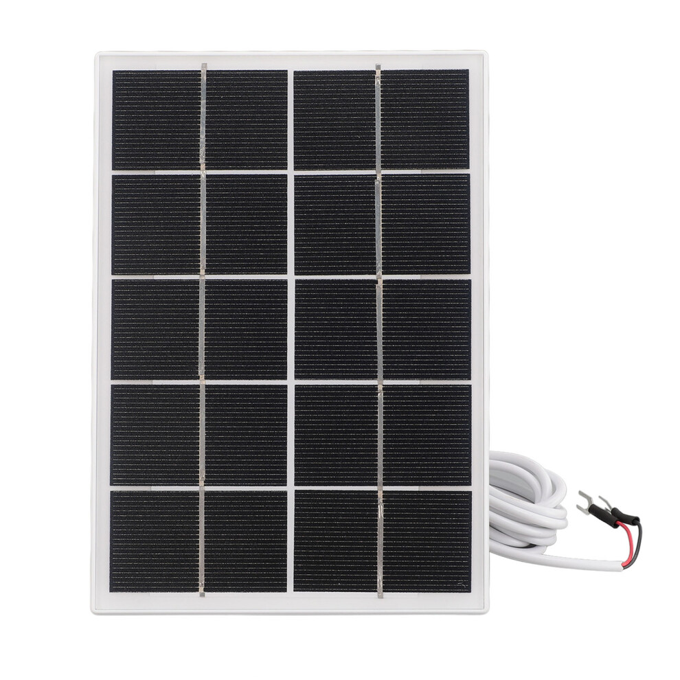 Security Camera Solar Panel Charger Wall Mounted 3W 5V Monocrystalline Solar Panel For Video Doorbell 4 3 Plus 2 White 4691313380048