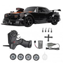16a04 1/16 Rc Drift Car Simulated 4 Wheel Drive with Led Light Rc Car Toy for Over 6 Entertainment
