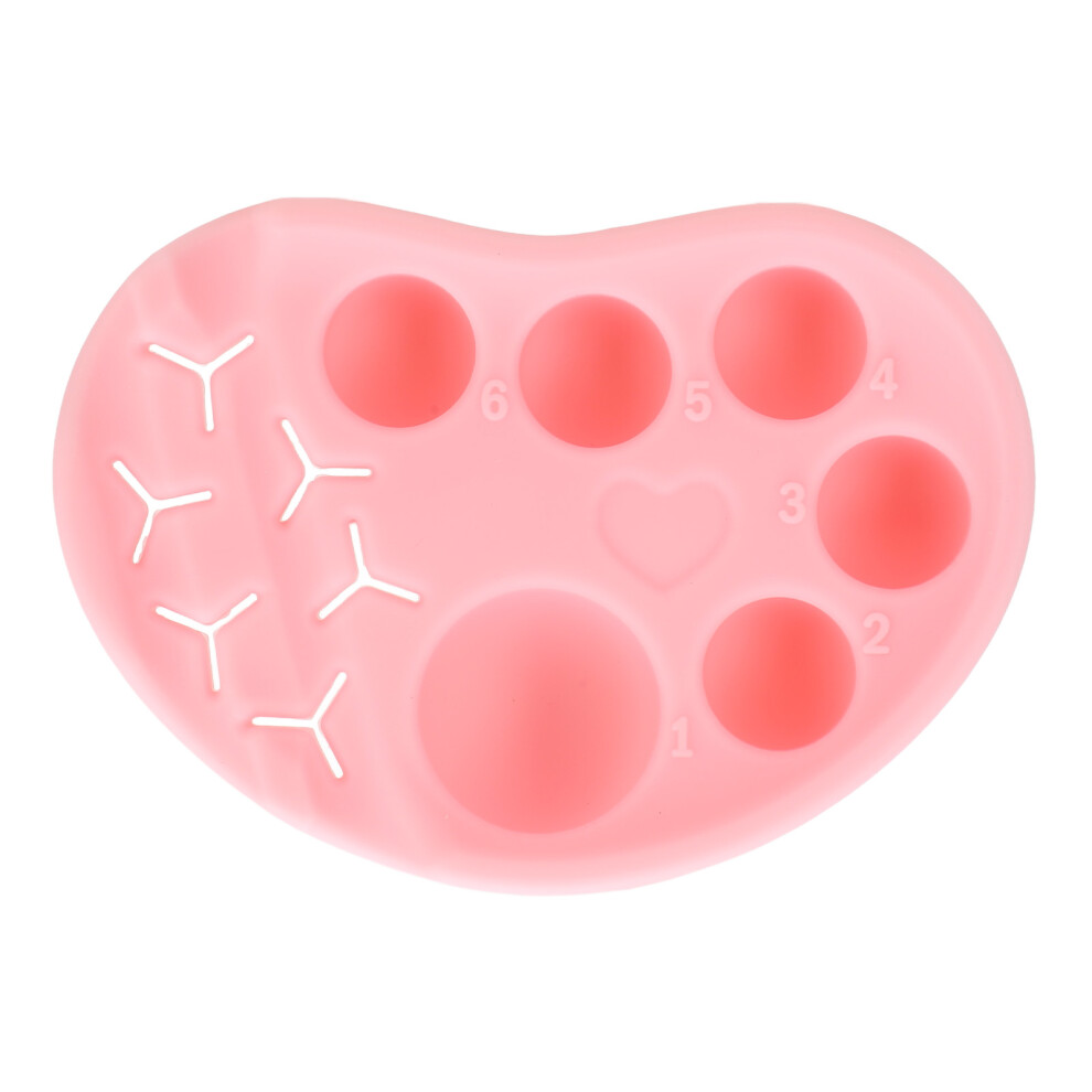 Pink Lash Lift Brow Lamination Lotion Palette Perming Lotion Container Multifunction Silicone Tray For Eyelash Perm Nail Polish Microblading Pig