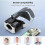 Upgraded VR Headset for Nintendo Switch & Switch OLED Model, Switch VR Glasses with Adjustable HD Lenses and Head Strap with Rotary Button 4