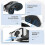 Upgraded VR Headset for Nintendo Switch & Switch OLED Model, Switch VR Glasses with Adjustable HD Lenses and Head Strap with Rotary Button 5