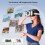 Upgraded VR Headset for Nintendo Switch & Switch OLED Model, Switch VR Glasses with Adjustable HD Lenses and Head Strap with Rotary Button 3