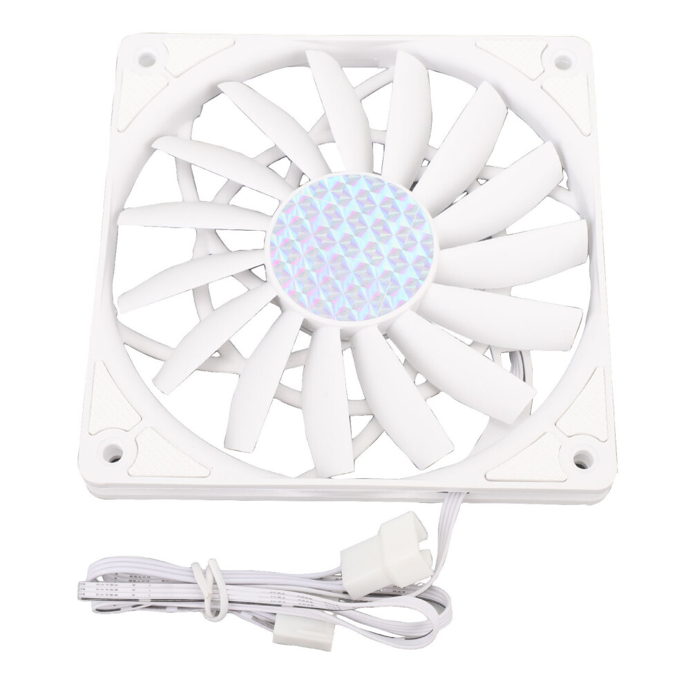 120Mm 4Pin Pwm Case Fan Mfdb Dynamic Pressure Bearing 500Rpm To 1800Rpm Pc Cooling Fan For Computer Case White 4021313384102