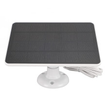 4W 5V Solarmodul für Überwachungskameras, monokristallines Silizium, weiß