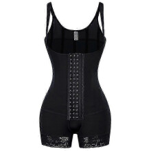 (XXL) High Compression Full Body Shapewear With Hook And Eye Front Closure Shaper Adjustable Bra Slimming Bodysuit Fajas Colombianas