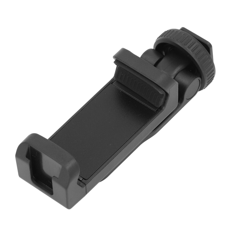 Phone Clamp Tripod Mount Adapter 1/4In Cold Shoe Portable Adjustable Phone Clip Mount Holder Bracket For Microphone Fill Camera Light 6911313389789