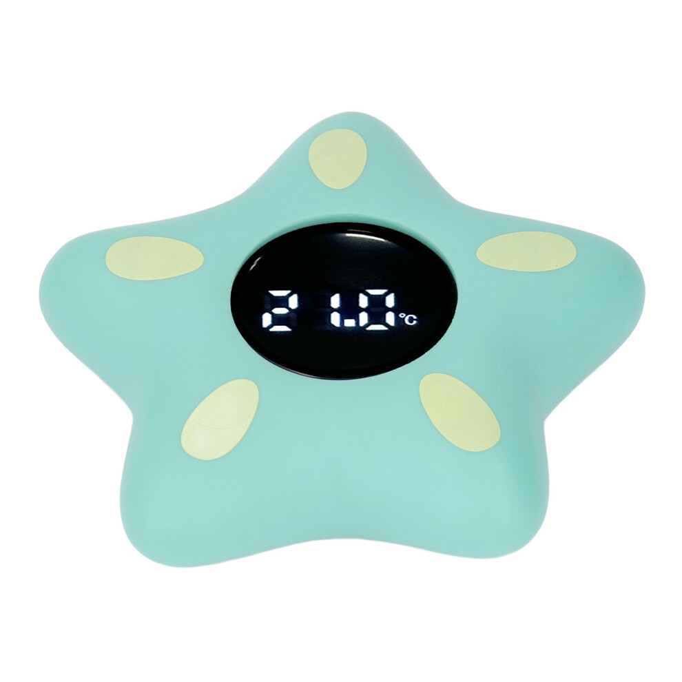 Pentagram Baby Bath Thermometer High Definition Digital Display Water Thermometer Smart Infant Bathtub Thermometer Floating Toy for Bathtub