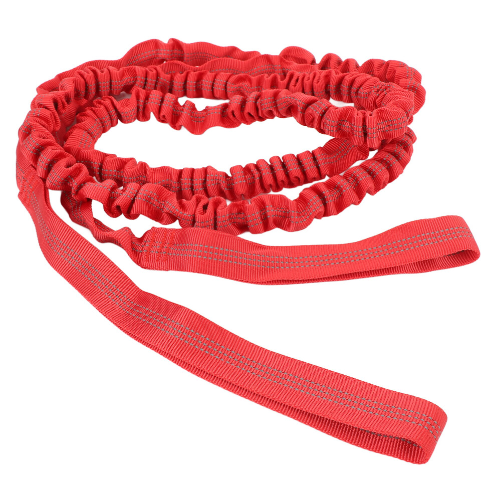 Bike Tow Rope Cycling Stretch Pull Strap Traction Strap Bike Towing Pull Strap With Storage Bag For Hiking Camping Red 7651313390192