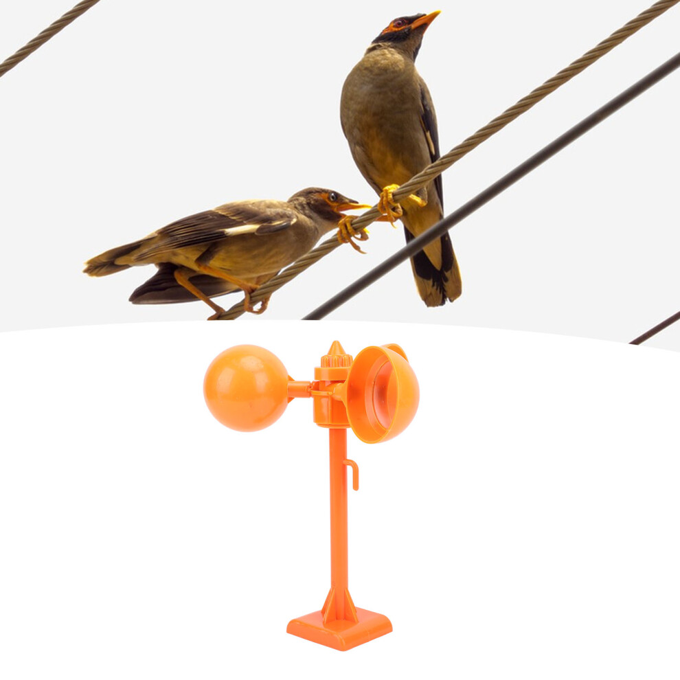 Bird Deterrent Wind Driven Reflective Rotating Magnetic Base Flying Bird Deterrent For Orchard Farm Land Pond 8291313391875