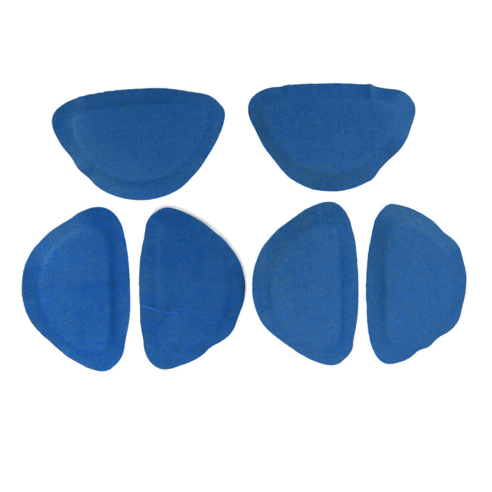 3 Pairs Shoes Heel Cushions Pads Thick Anti Friction Heel Inserts Adhesive Heel Guards Liners for Boots Hiking Shoes Sports Shoes Blue