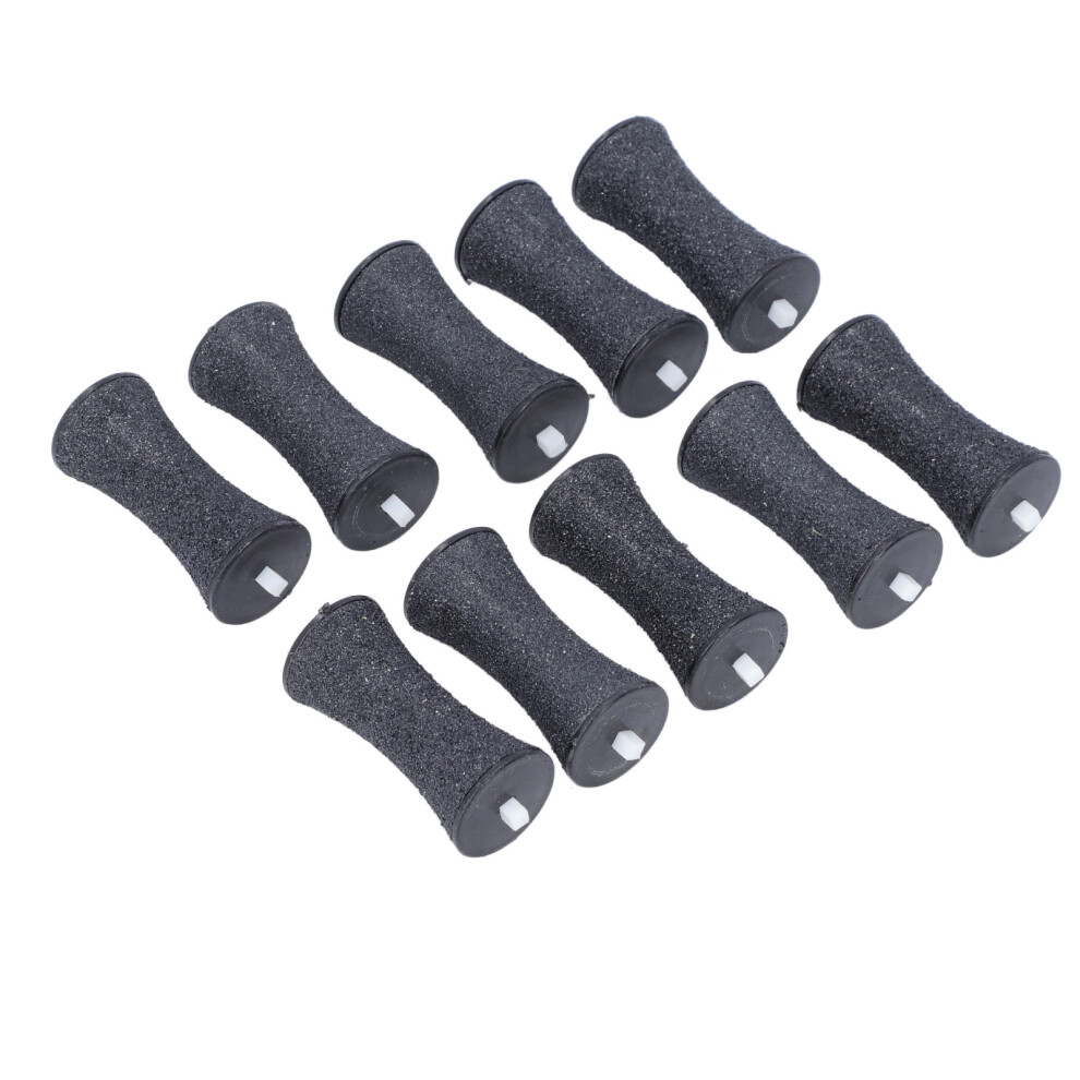 Black 10Pcs Electric Callus Remover Replacement Head Refill Heads Electric Foot Grinder Replacement Heads For Pedi Foot File