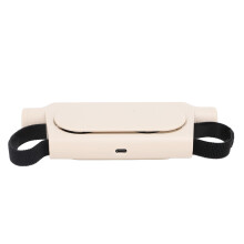 Autositz-Kühllüfter USB, lüfterlos, 3-stufig, leise, Nackenstütze, Beige
