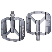(Style B, Multicolor) ZTTO JT01 1 Pair MTB Bike Aluminum Alloy 12mm Axle Flat Pedal Bicycle Lightweight Bearing Pedals