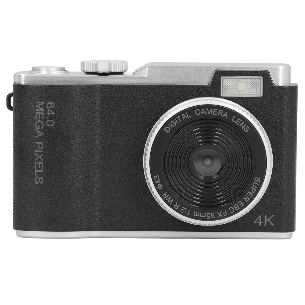 Digital Camera 48Mp 1080P 2.4 Inch Screen 16X Zoom Prevent Shaking Portable Compact Selfie Camera For Travel Black 8411313395233