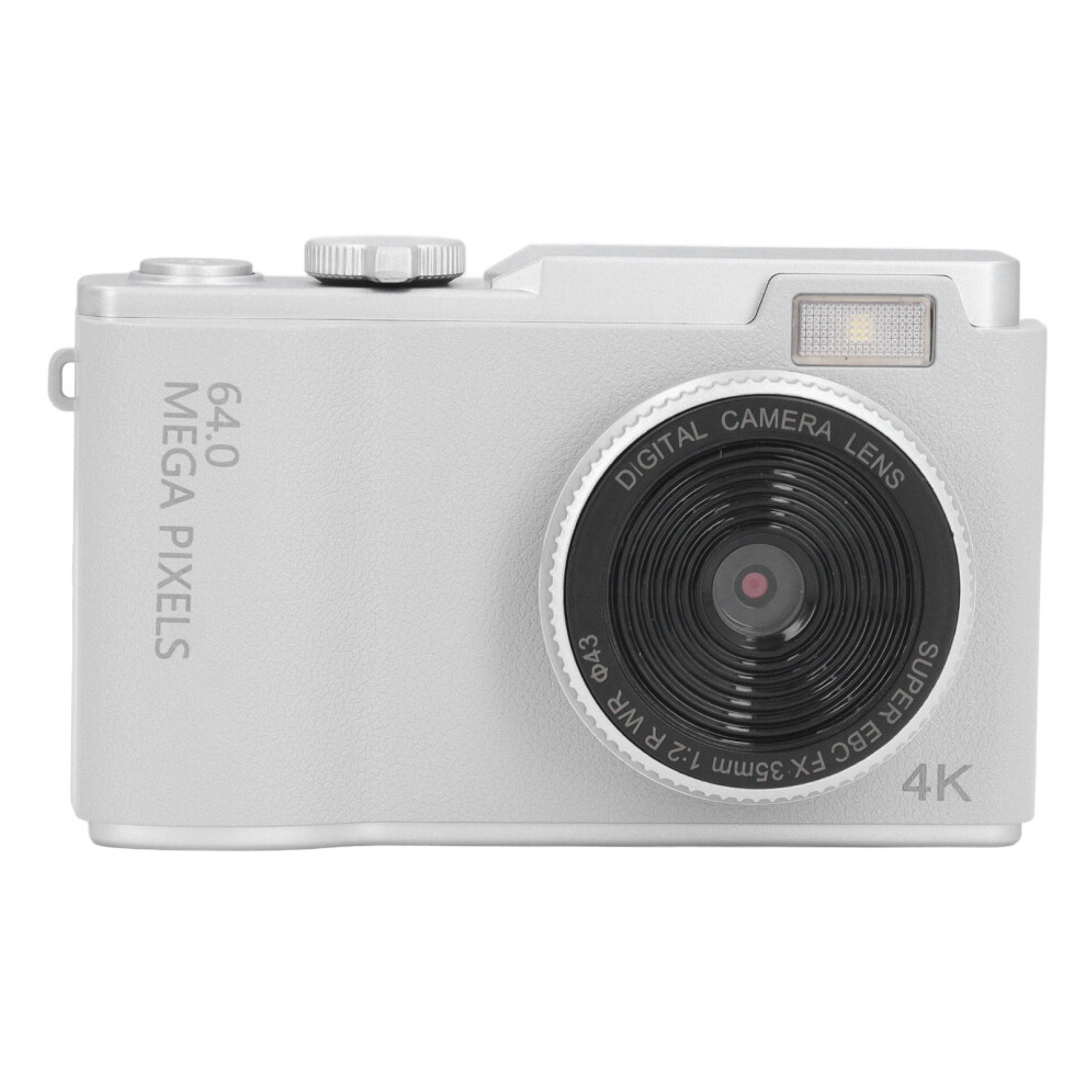 Digital Camera 48Mp 1080P 2.4 Inch Screen 16X Zoom Prevent Shaking Portable Compact Selfie Camera For Travel White 9401313395240