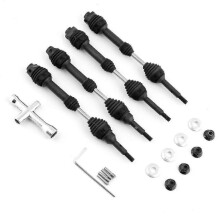 (Black) Front&rear Drive Shafts For Traxxas Hoss/rustler/slash/stampede 4x4 2wd 1/10 Rc