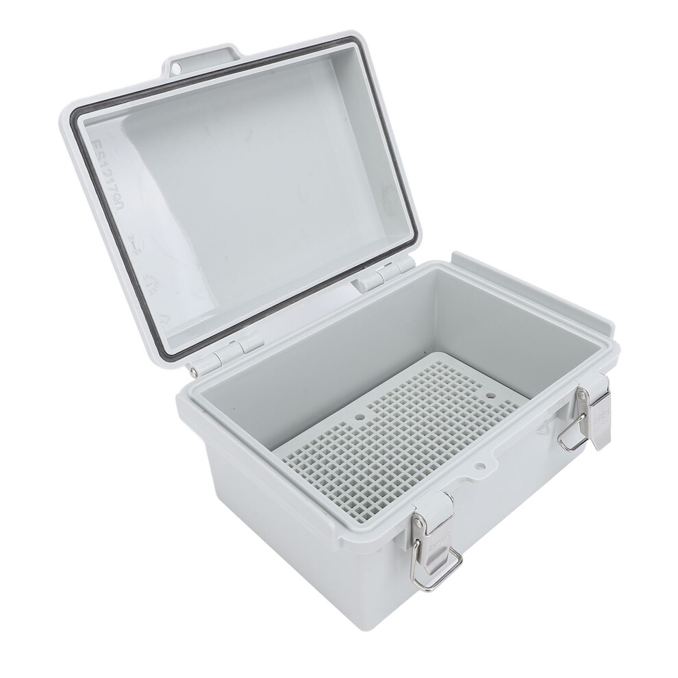 Outdoor Electrical Junction Box 125X175x90mm Ip67 Water Proof Stainless Steel Hinge Abs Plastic Project Enclosure 8171313400268