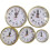 (65mm) Gold Trim Quartz Clock Insert Movement DIY or Replacement Different Sizes 1