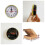 (110mm) Gold Trim Quartz Clock Insert Movement DIY or Replacement Different Sizes 4