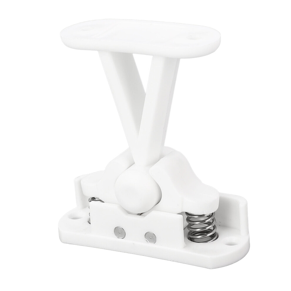 2Pcs Rv Door Retainer Catch T Type Rv Door Stop Retaining Catch Holder For Motorhomes Caravans White 4951313405517