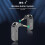 (Black) Professional 2.4ghz Wireless Guitar System Rechargeable Transmitter Receiver 5