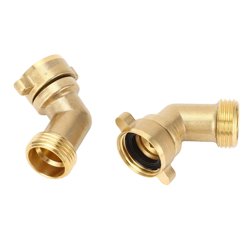 Rv Water Hose Elbow Space Saving Sturdy Rv Drinking Water Hose Adapter Connector For Campervan Motorhome Trailer Marine 45 Degree +45 Degre 5001313405617