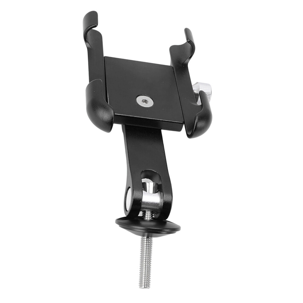 Bike Phone Headset Mount Shockproof 270 Degree Adjustable Rotatable Aluminum Alloy Bike Phone Holder For Taking Pictures Navigation Cycling Black 4971313407861