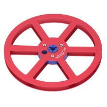 7 Zoll Aluminium-Leere Spule für 1/4 Zoll Band, Rot, Universell, Top-Artikel
