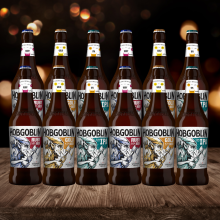 Hobgoblin British Real Ale Mixed Case with Beerhunter Glass 12 x 500ml