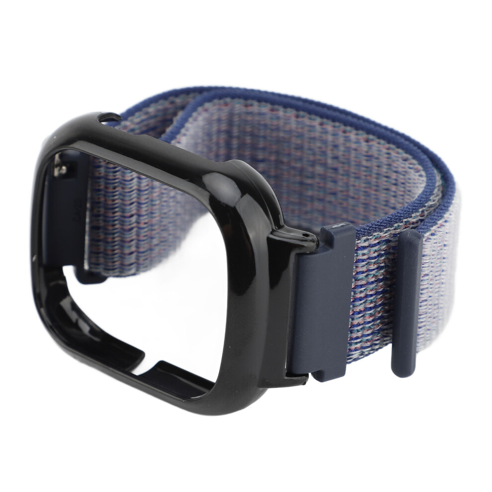 Replacement Nylon Wristband Skin Friendly Quick Release Nylon Smartwatch Strap Compatible For Watch 4 Midnight Blue 4311313408350