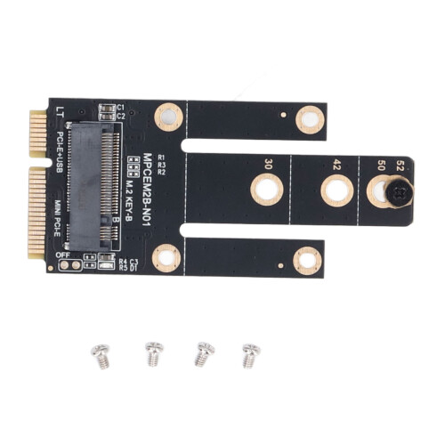 Mini PCIe zu M.2 NGFF Adapter PCB für 5G/4G Module, 69,6 x 30,4 mm 2