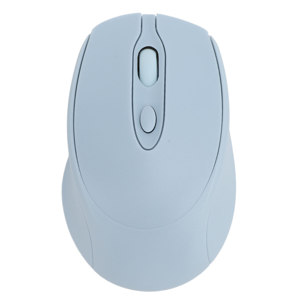 Wireless Mouse Tooth 5.0 2.4G Dual Mode Computer Mouse With Usb Receiver For Phone Laptop Pc 800 1200 1600 Dpi Quiet Rechargeable Blue 9441313412660