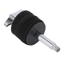Cymbal Stacker Aluminum Alloy Felt Water Cymbal Stand Stacker Attachment for Drum Set Black
