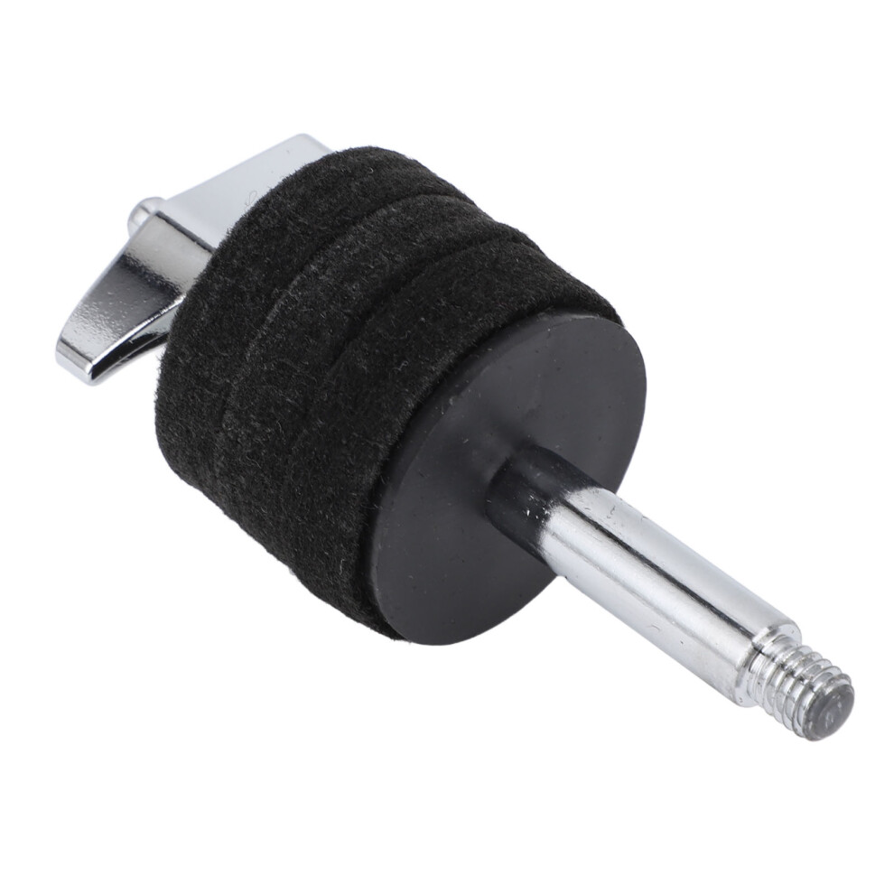 Cymbal Stacker Aluminum Alloy Felt Water Cymbal Stand Stacker Attachment for Drum Set Black