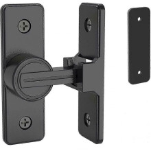 Sliding Barn Door Lock Hardware, 90 Degree Heavy Duty Gate Latches Flip Latch Safety Door Bolt Latch Lock Suitable for Garden, Bathroom, Outdoor, Gara