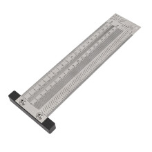 Edelstahl-Markierungs-T-Schiene 20cm/8 Zoll mit Bleistift für Holzarbeiten