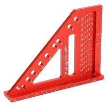 Aluminiumlegierungs-Handwerkerwinkel 0-90 Holzarbeitslineal für Technik