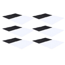10 Sets Blackout Curtain Adhesive Strip Multifunctional Hook and Loop Fastener Tape for Home School Office Store Factory