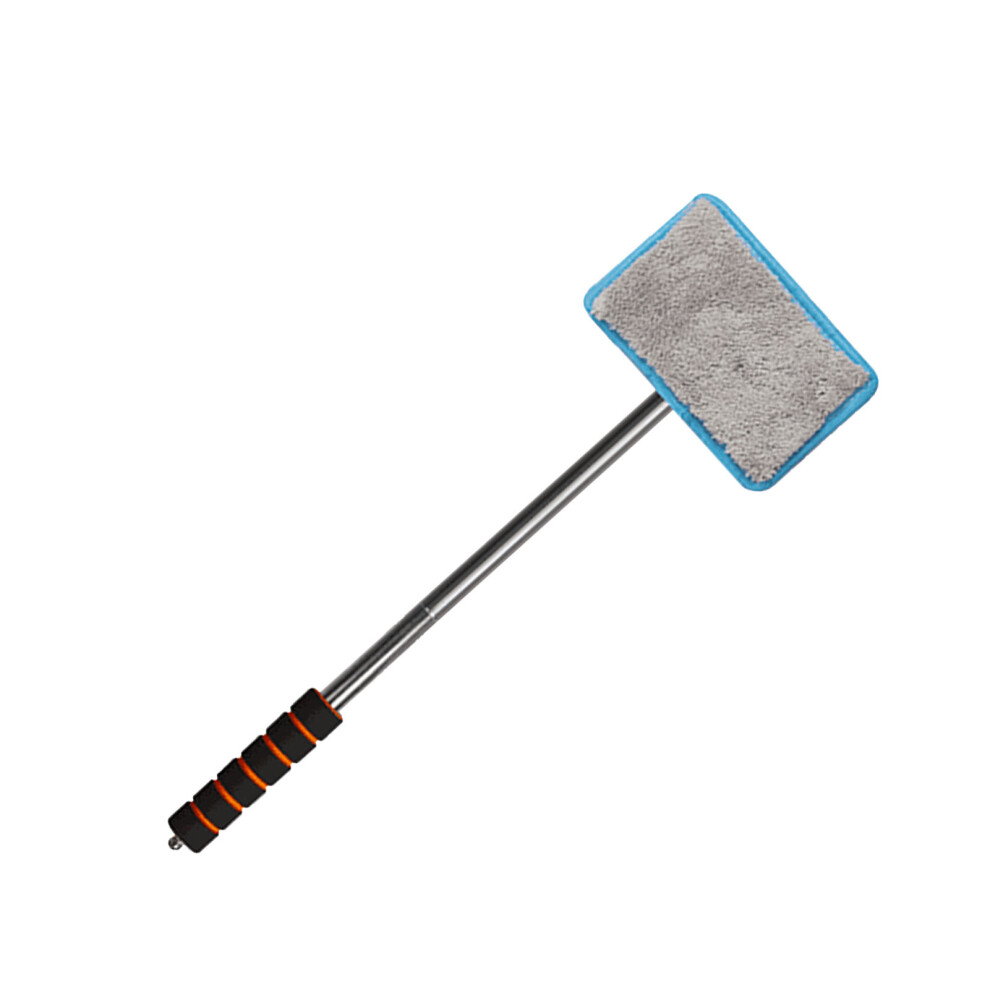 Car Windshield Cleaning Brush Aluminum Alloy Microfiber Car Window Cleaner Retractable Car Windshield Washer For Car Blue 3021313425790
