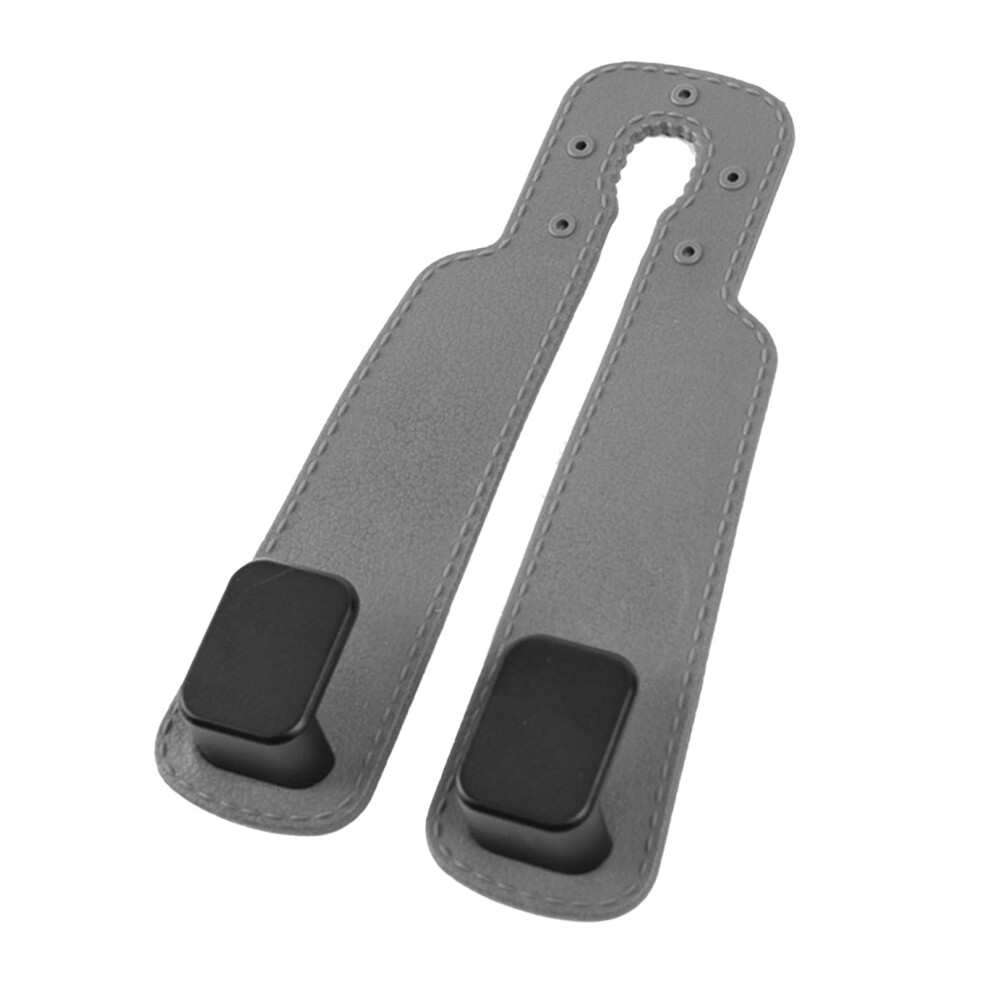 Car Headrest Hook Strong Load Bearing Capacity Multifunction Seat Back Double Hook For Handbags Bags Purses Gray 4391313425632
