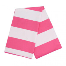 (Pink) Oversized Stripe Beach Towel Multipurpose Quick Drying Beach Towel Suitable for Men Women Adults