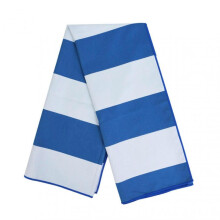 (Blue) Oversized Stripe Beach Towel Multipurpose Quick Drying Beach Towel Suitable for Men Women Adults