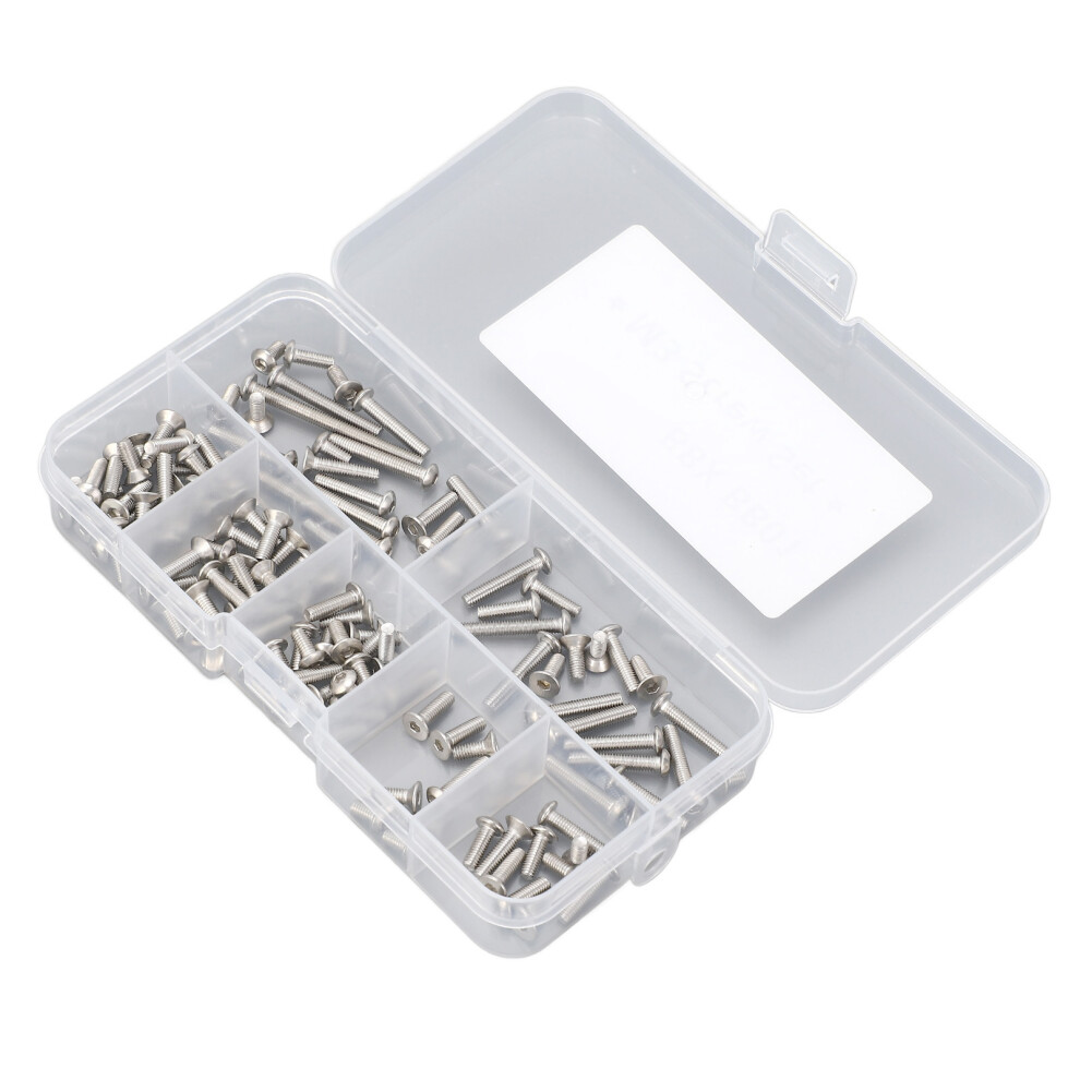 Rc Screw Kit Stainless Steel Rust Proof Replacement Rc Car M3 Hex Screw Set For Bbx Bb01 4301313428649