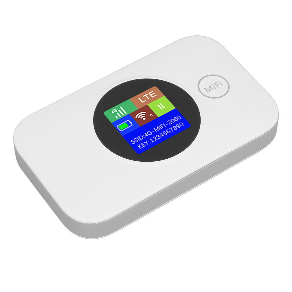4G Mobile Hotspot Router With Micro Sim Card Slot Supports 8Â10 Users 3000Mah Battery For Home Office Travel Support 5G Sim Card Color Scre 4991313430140