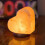 Chromotherapy Heart Shaped Salt Lamp, Light Effect, Warm Light, Natural Himalayan Salt, 9x13cm 10